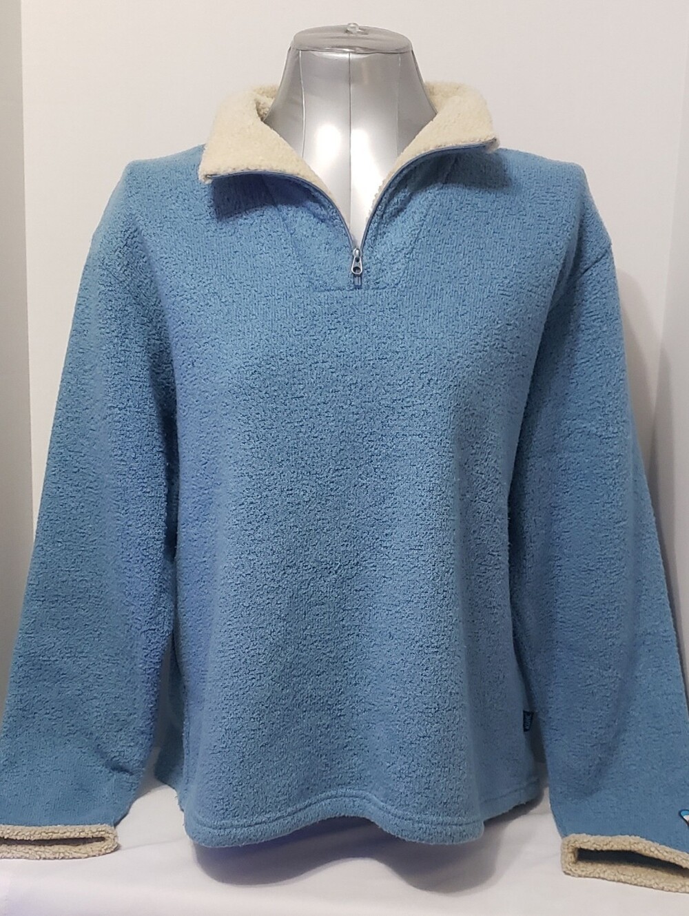 Kuhl Alfpaca 1/4 Zip Fleece Pullover Sweater Womens Blue XLarge Hiking Outdoors